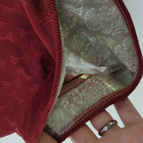 Free People Pamela Burgundy Red Pull On Style One-Piece Beach Pool Swimsuit XL - Picture 8 of 12